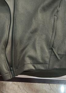 Gray Zip-Up Hoodie