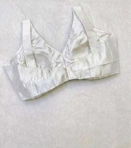 White  V-Neck Blouse