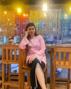 Pink Embroidered Kurta with Bell Sleeves