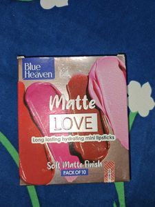 Blue Heaven Matte Love Lipsticks