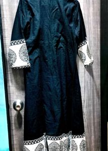 Black and White kurta