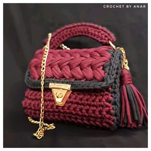 Crochet Luxury Sling Bag For Women And Girls ❤️💫