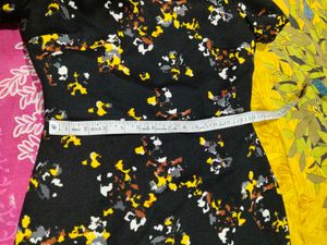 Floral Print Dress korean imported slimfit