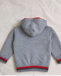 Kids Grey Zip-Up Hoodie