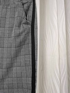 H&amp;M checked Tapered Pants
