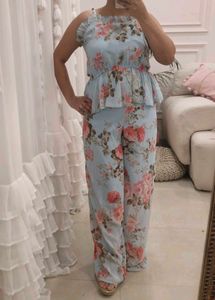 Floral Print Jumpsuit