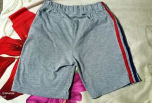 Juscubs Grey Shorts For Baby Boy 2-4 Yrs