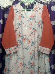 plus size Floral Ruffle Maxi Dress