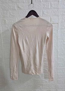 Chic Long Sleeve Top with Ruffle Detail