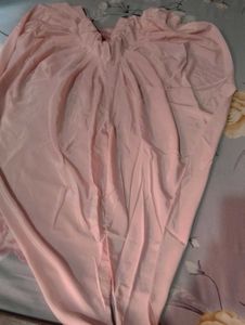 Elegant Pink Embroidered kurta with dhoti salwar