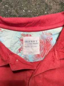Men's Coral Floral Polo Shirt