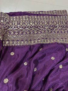Elegant Purple Embroidered Kurta Set