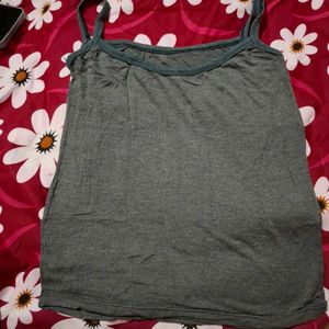 Casual Grey Tank Top