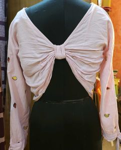 Cute Fruit Print Pink Top