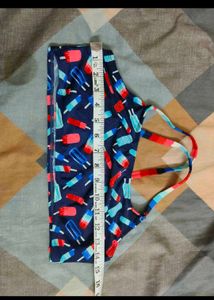 Cute Popsicle Print Bikini Top