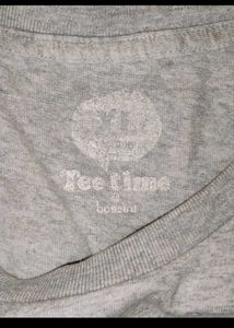Gray "Let's Sail Away" T-Shirt and floral tshirt