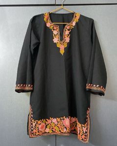 authentic Kashmiri work short kurta