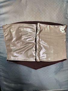 Sexy Metallic Tube Top