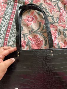 Zara Leather Bag 🖤