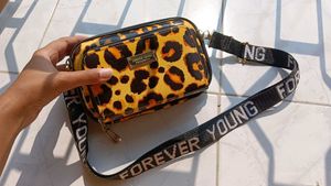 Leopard Print Crossbody Bag