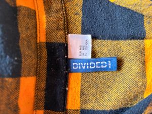 H&amp;M Men's Yellow &amp; Black Checkered Shirt