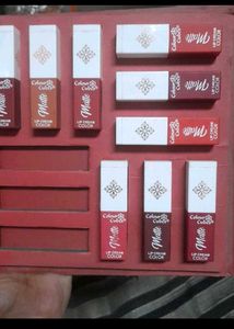 Colour Cubes Matte Lip Cream Color Set 9