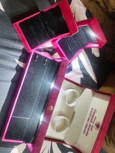 velvet Jewellery Boxes 4 pc