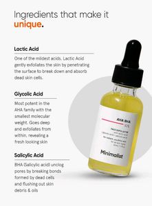 Minimalist AHA BHA Serum