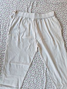 Comfortable White Cotton Salwar Pants