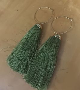 Tassel Hoop Earrings
