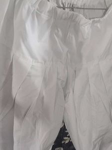 White Cotton Salwar Pants