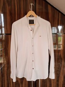 Mandarin Textured Shirt 👔