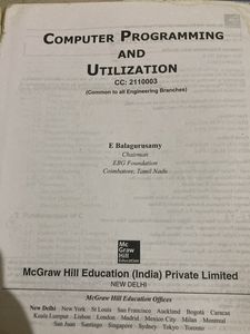 Computer Programming And Utilization