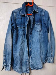 Pepe jeans blue denim shirt never used