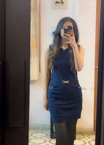 Navy Blue Bodycon Dress