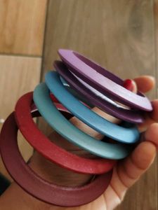 Colorful Combo Set Wooden Bangles
