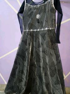 Elegant Black Ethnic Gown