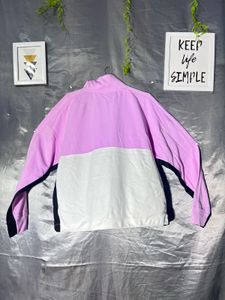 DKNY Colorblock Quarter Zip Jacket