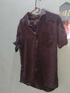 Men's Dotted Short Sleeve Shirt