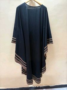 Elegant Black Kaftan Gown