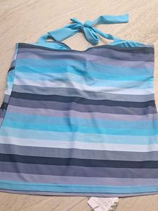 Striped Bikini Set with Tie Detail