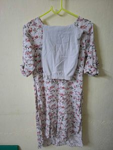 Floral Print Kurta Set