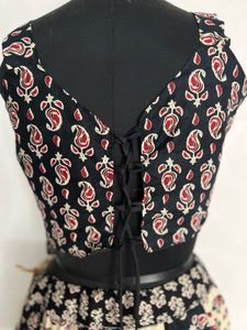 ajrakh chaniya choli