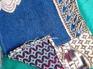Boho Fabric Swatch Collage