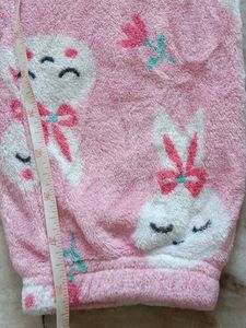 Cozy Pink Bunny Pajama Pants