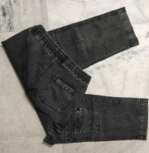 Grey Cargo Pants