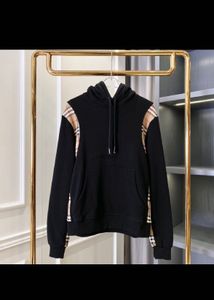 Burberry Hoodie Checkered Sleeves