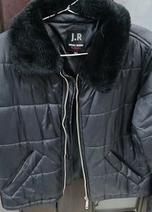 Jeffrey Rogers Black Puffer Jacket - M Size