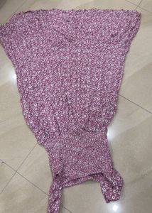 Floral Smocked Square Neck Maxi Dress