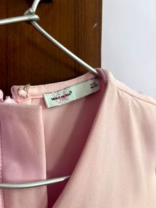 Chic Pink Jumpsuit with Button Detail